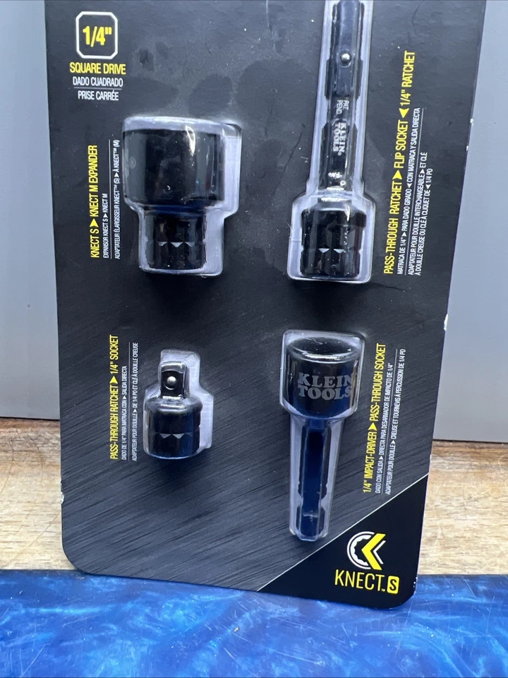 Klein Tools 65KADPS KNECT (S) Impact Socket Adapter Set - Image 3 of 4