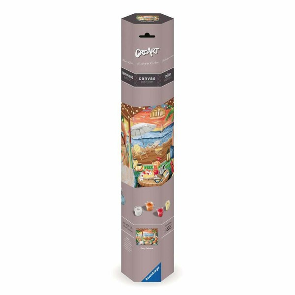 Ravensburger Creart GemüTliche StrandhüTte Malen Nach Zahlen Malset Ab 12 Jahren-image