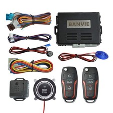 Keyless Entry Security Alarm System, Remote Engine Starter, Push to Start Kit