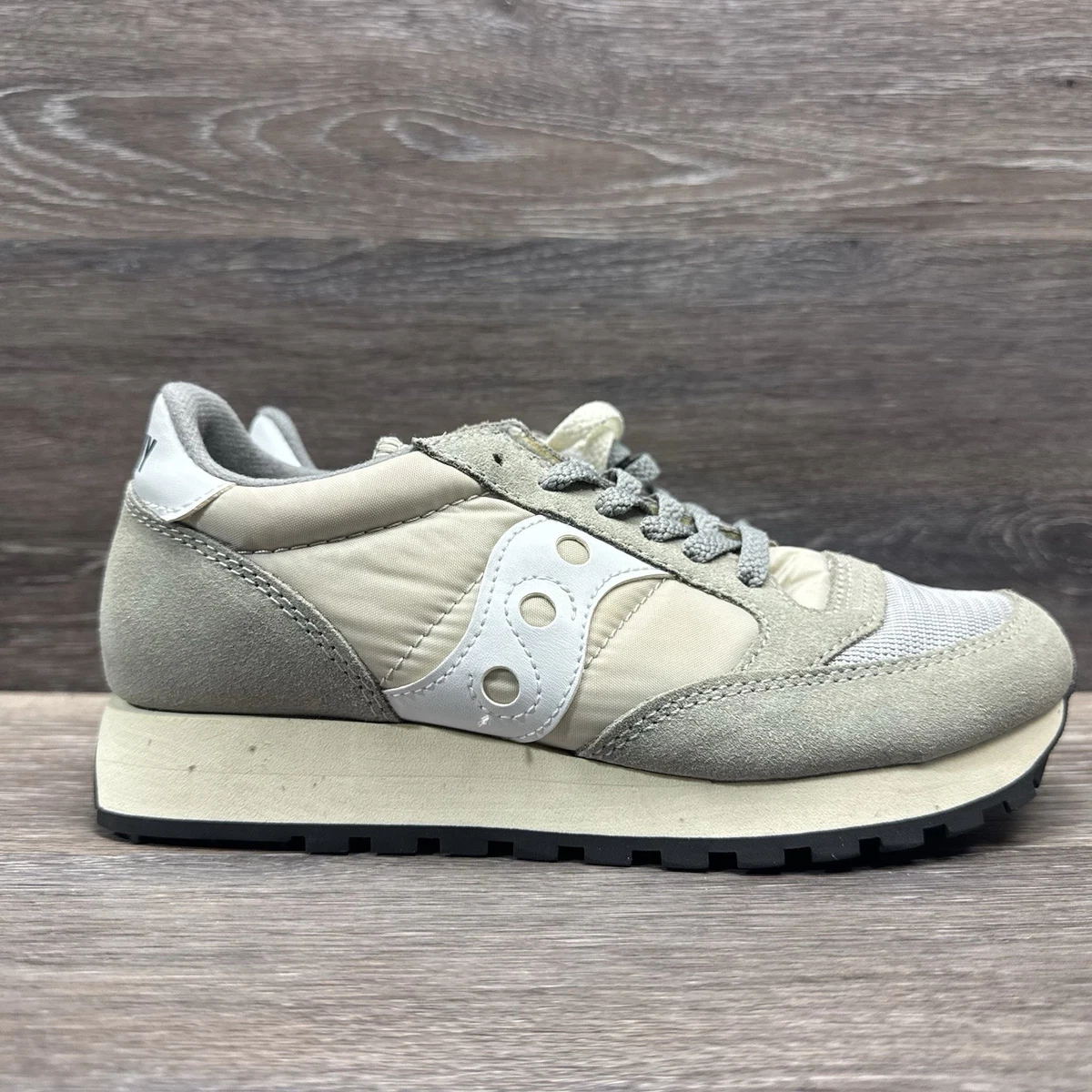 Saucony Shadow Original Vintage Sneakers 11.5 Men Grey White Shoes S70424-1 Saucony Jazz Original Vintage Grey White for sale | eBay main image 2