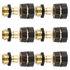 Quick Connect Hose Fittings 3/4 Inch Water Hose Connector Male and Female Set...