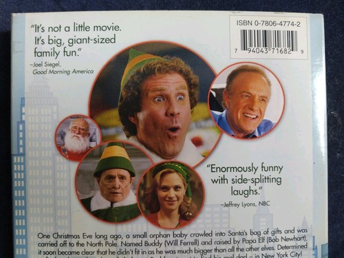 Elf 2-Disc DVD Set w/Sparkle Slipcover Will Ferrell Christmas Movie Zooey Caan - Picture 9 of 24