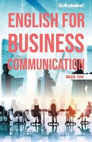 BEGE-104 English For Business Communication Gullyabab. Com Panel Taschenbuch