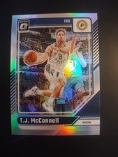 TJ McConnell 2024-25 Donruss Optic#67 Silver Indiana Pacers