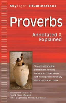 Rabbi Rami Shapiro Proverbs (Paperback) Skylight Illuminations (UK IMPORT)