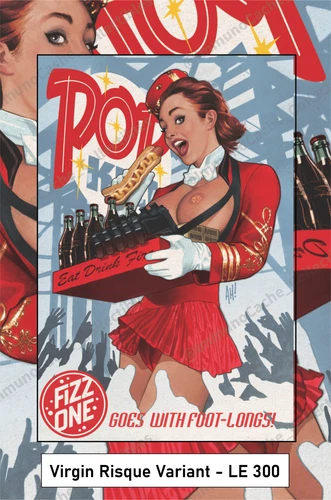 POP KILL #3 ADAM HUGHES RISQUE VIRGIN TOPLESS VARIANT LE 300 NM + MYLAR