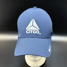 Nike Citgo Hat Cap Strap Back Blue Dri-FIT MDA Embroidered Mens Golf Running
