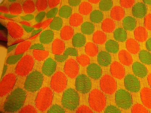 VTG 60s 70's MICRO DRESS MINI GEOMETRIC CIRCLES KNIT POLY XS/S MOD GOGO GROOVY, $35 - Photo 13