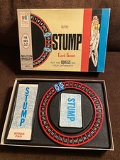 Vintage 1968 STUMP Card Game MB Milton Bradley 100 Complete Excellent Condition
