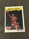 1991-92 NBA Hoops Milestones #317 MICHAEL JORDAN Chicago Bulls Card HOF