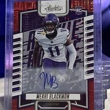 2023 Panini Absolute - Rookies Mekhi Blackmon Spectrum Red Signatures /100  