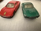 Vintage Matchbox No.75 Lesney Ferrari Berlinetta & Maisto Ferrari Testatossa