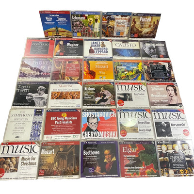 BBC Music Magazine CD Lot 36 Discs Classical Collection Beethoven Mozart Elgar