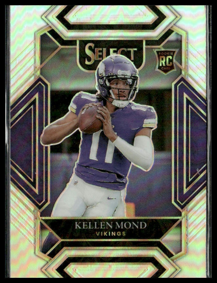2021 Panini Select #264 Kellen Mond Silver Prizm Rookie Club Level