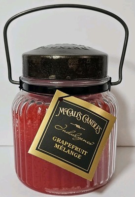 McCalls Country Canning Jar Candles | Grapefruit Melange| Indulgence 18oz 