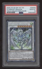 2020 YuGiOh Toon Chaos 1st Ed TOCH-EN050 Stardust Dragon COLLECTOR'S RARE PSA 10