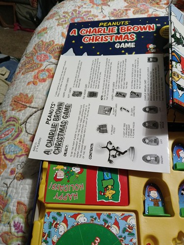 Peanuts A Charlie Brown Christmas Board Game 2007 Sababa Toys 100% Complete - Picture 2 of 7