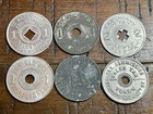 🤩 Lot of 6 Vintage Sales Tax Tokens 1935-1945 OK, CO, MS, AL, MO & WA — photo 2