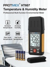 Temperature meter & Humidity Meter HT607 with High Precision Digital Hygrometer