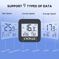 Cycplus G1 Gps Bike Computer | Wireless Odometer, Waterproof Stopwatch