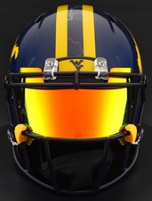 WEST VIRGINIA MOUNTAINEERS WVU Riddell Speed Full Size AUTHENTIC Football Helmet