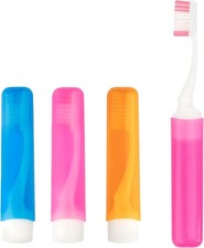 Travel Toothbrush, 3PCS Travel Toothbrush Set, Mini Toothbrush Soft Portable