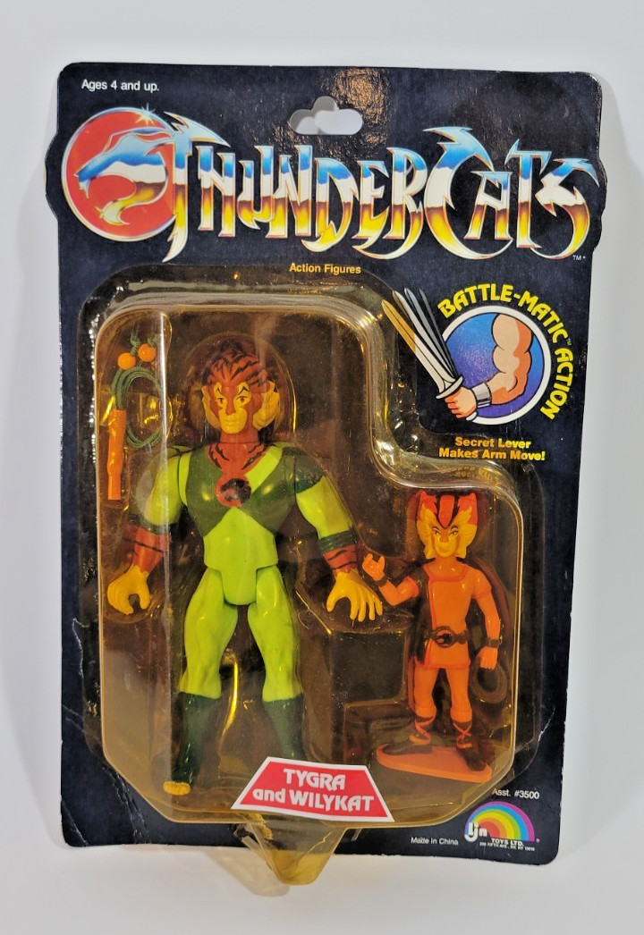 Thundercats MOC Vintage Tygra and Wilykat - 8-Back - Young Version Tygra