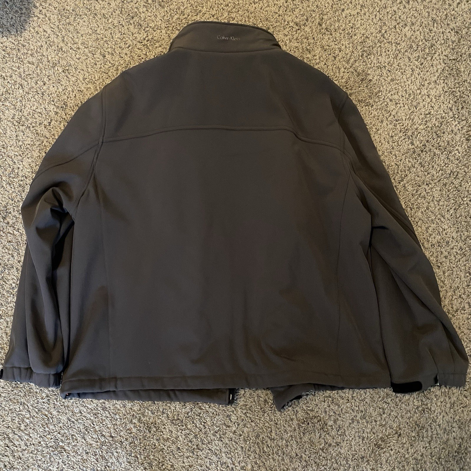 Calvin Klein Men's Gray Softshell Jacket Full Zip… - image 9