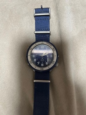 SEIKO SBDJ039 Watch / Prospex Limited SHIPS Blue Nylon Strap Rare Edition