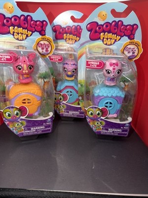 2012 Spin Master Zoobles Family Day Barcus #472 Birdstein #470