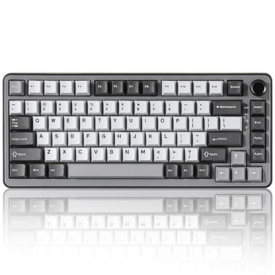 YUNZII B75 PRO Mechanische Tastatur Kabellos 75 RGB Hot Swap BT Type C QWERTY