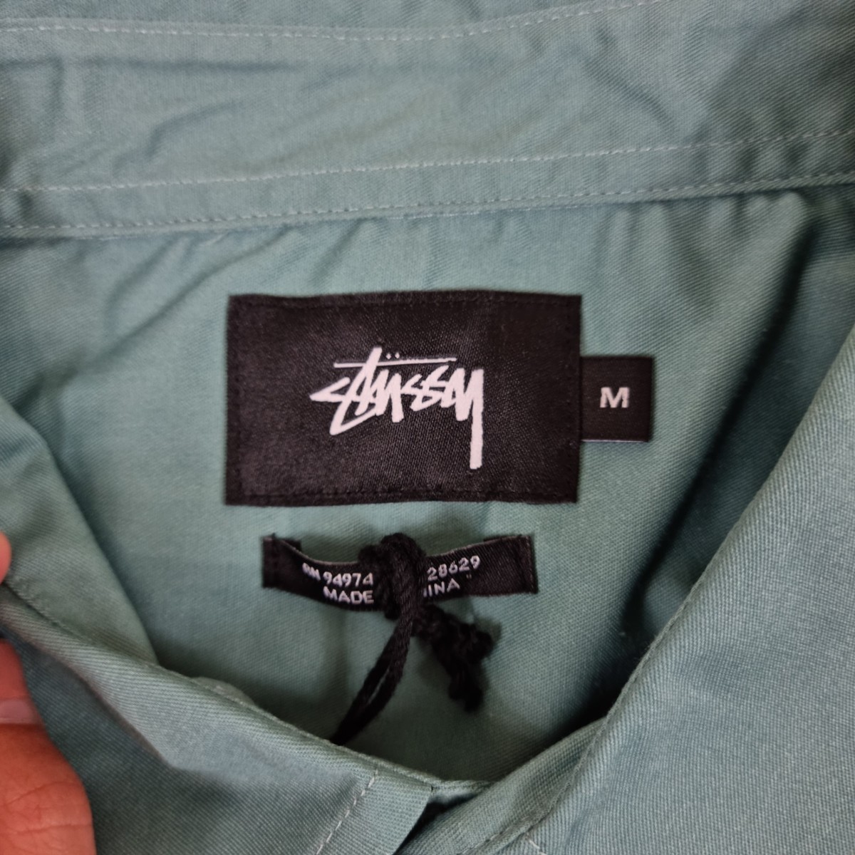 Stüssy Green Work Shirt Medium | eBay
