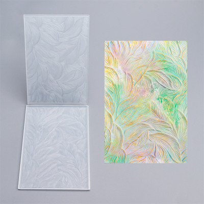 3D Prägefolder Großes Blatt Schablone Für DIY Scrapbooking Bastelkarte