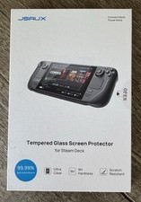 JSAUX 2-Pack Steam Deck Screen Protector, Ultra HD Glass Protector 9H Hardness