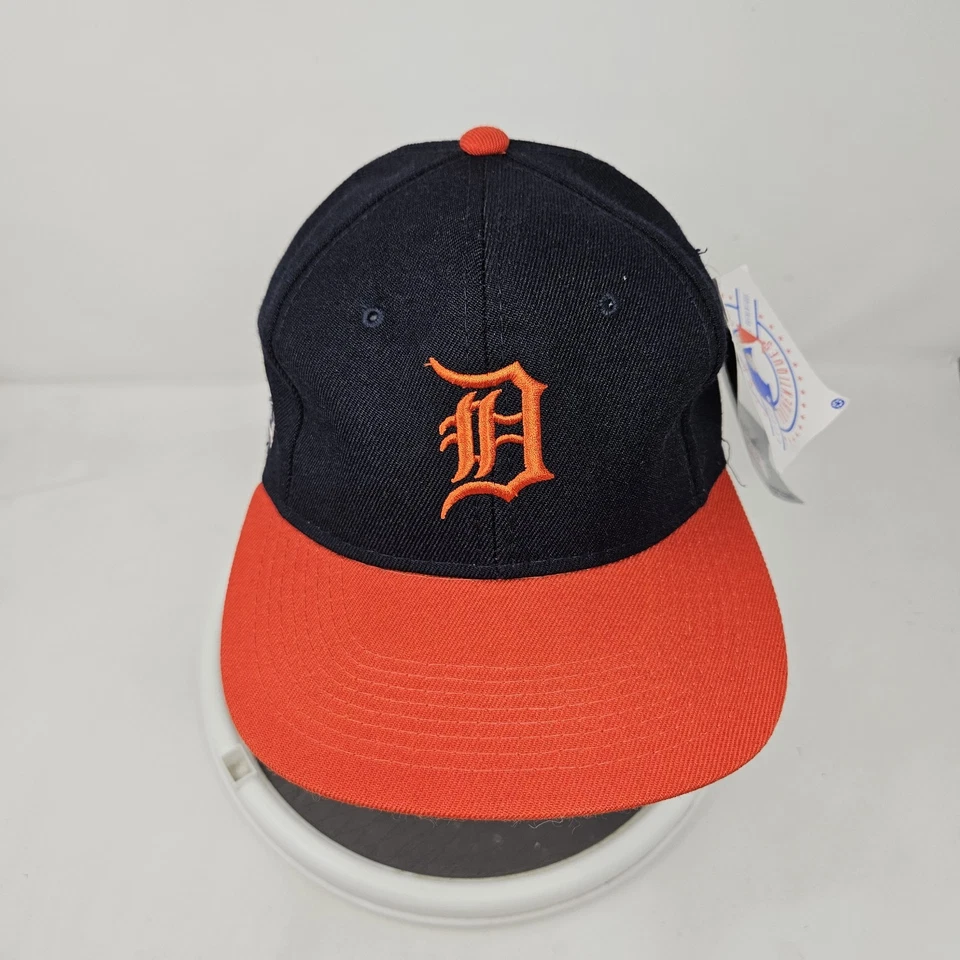 Vintage Detroit Tigers Sports Specialties Plain Logo Fitted Hat Size 6 3/4 NWT - Image 2 of 4