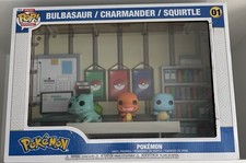 Funko Pop Deluxe Moments #01 Pokemon Starter Set Bulbasaur Charmander Squirtle 4