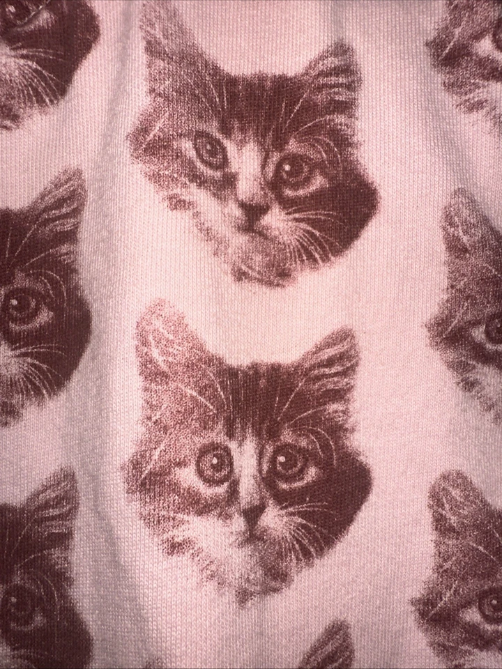 Moletom com capuz GAP Kids XXL (14-16) rosa VHTF CAT mistura de algodão bolsos LS Euc - Imagem 2 de 4