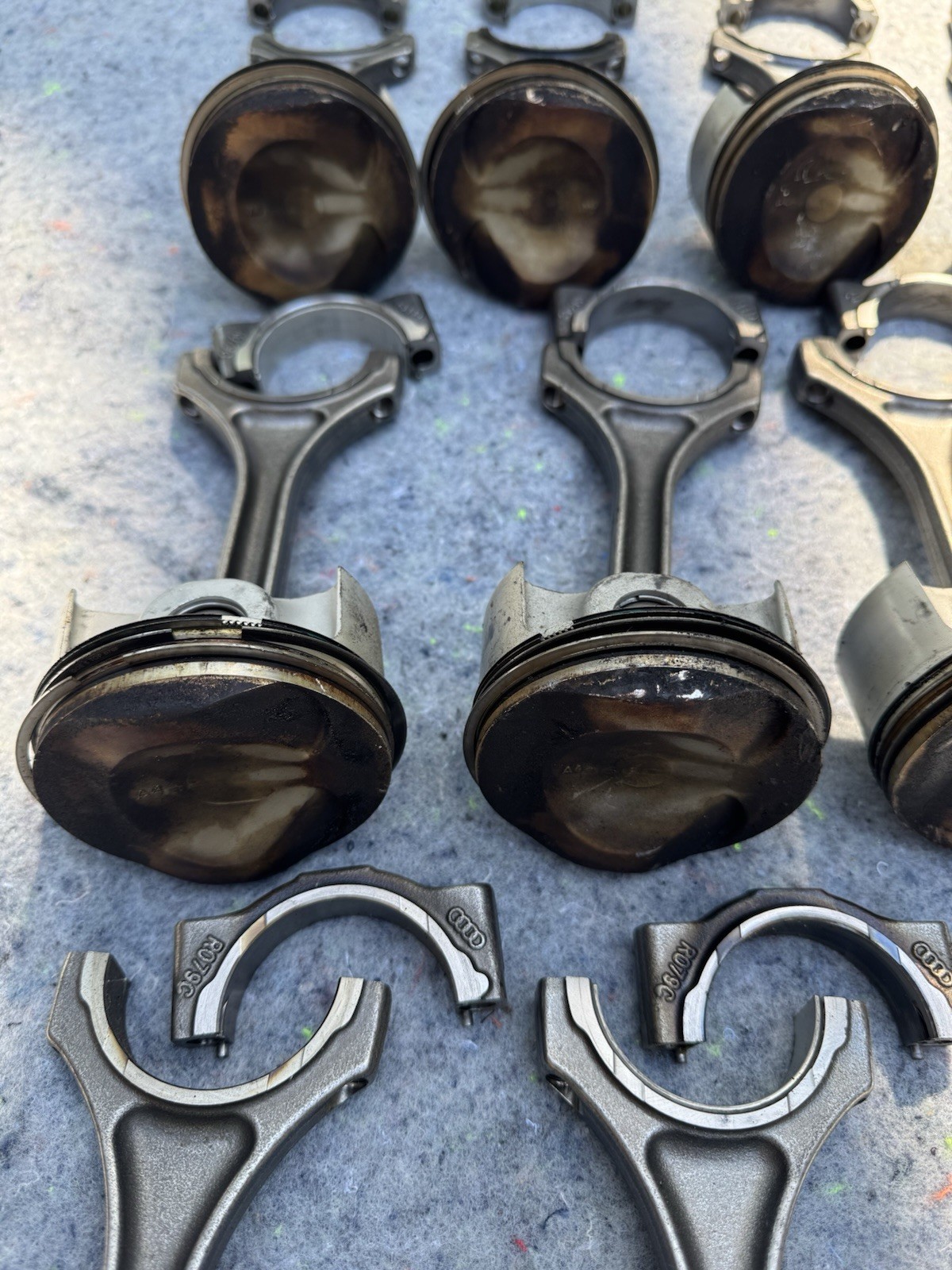 10 Piston connecting rod left Audi R8 4S 5.2 V10 Lamborghini Huracan EVO STO