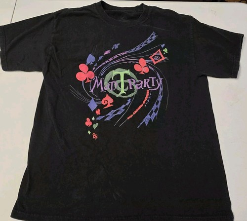 Vtg Early 2000's Mad Tea Party Large T Shirt Hanes Disneyland Resort Cotton