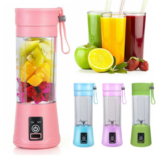 Portable Blender With USB Rechargeable Mini Fruit Juice Mixer Personal Blender - Picture 1 of 6