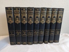 The Source Book Encyclopedia 1926 9 Vol. Shelf Decor New World Viewpoint