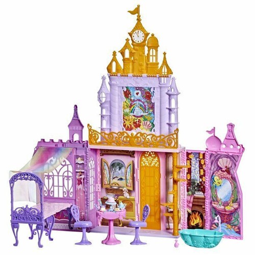 Disney Prinzessin Castle klappbares Puppenhaus Zubehör 2,9 Fuß 20 Stck. Geschenk für Mädchen - Bild 2 von 10