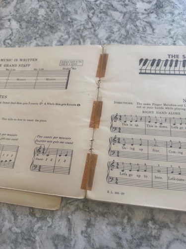 John W Schaum Piano Course ~ Pre-A Book Earliest Beginner ~ 1945 Workbook - Picture 12 of 16