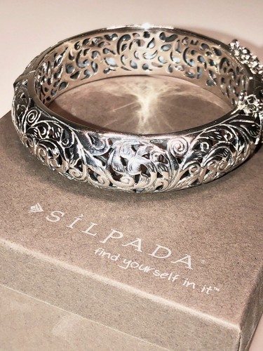 Brazalete Silpada B1829 Forever Impresionante Filigrana Plata Esterlina 925 - Imagen 7 de 12