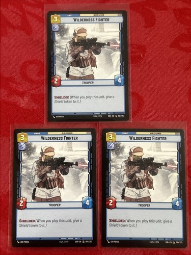 3x Star Wars Unlimited - Wilderness Fighter- 064/252 Spark of Rebellion (NM) x3 - Picture 5 of 6