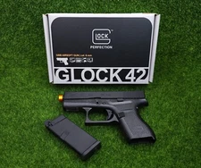 Umarex Glock 42 Sub-Compact GBB Blowback 6mm Airsoft Pistol, 260fps - 2276325