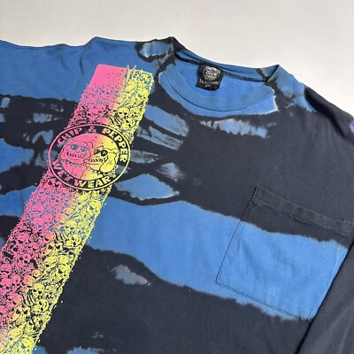 Vintage 90s Chip & Pepper All Over Print Long Sleeve T Shirt Size