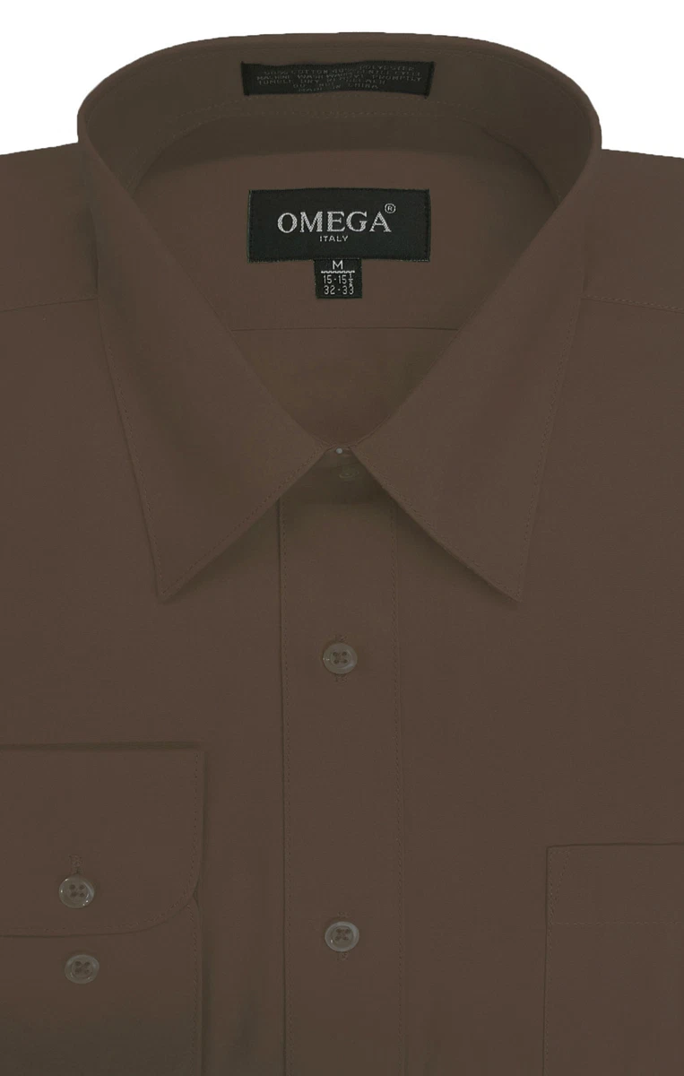 mens brown dress shirt products for sale | eBay