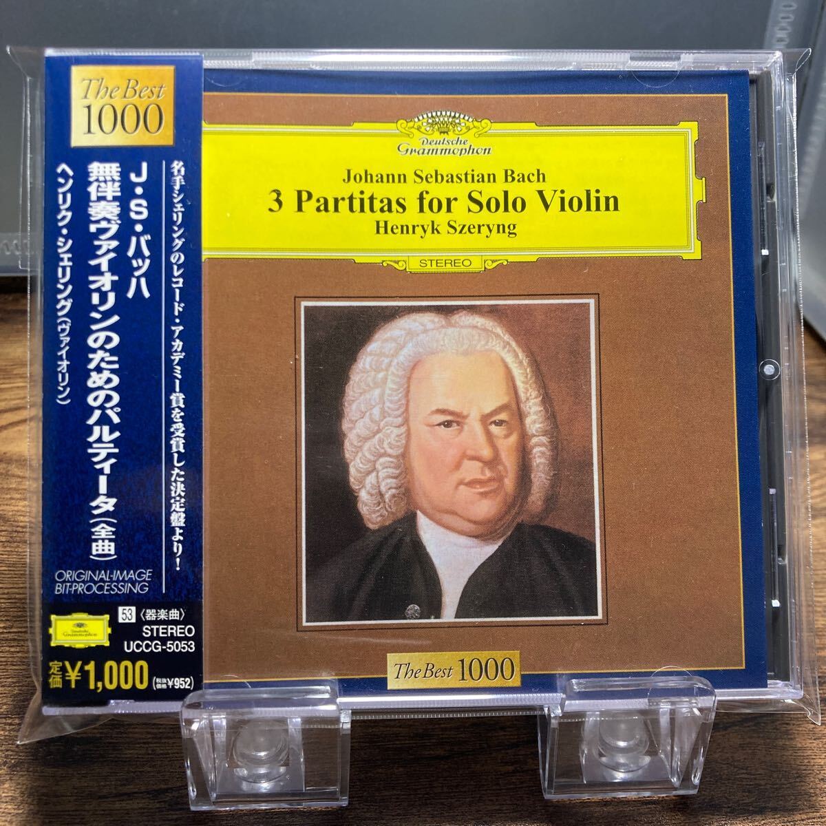 Japan Edit. Obi J.S. Bach Partita for Solo Violin - Complete Schelling  CD