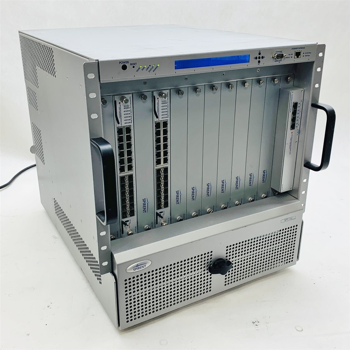 Spirent SPT-11U CHS-11U TestCenter Mainframe (w/1*MX-10G-S4 2*CM 